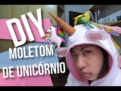 DIY: MOLETOM DE UNICÓRNIO!!! | Akemi Inoue