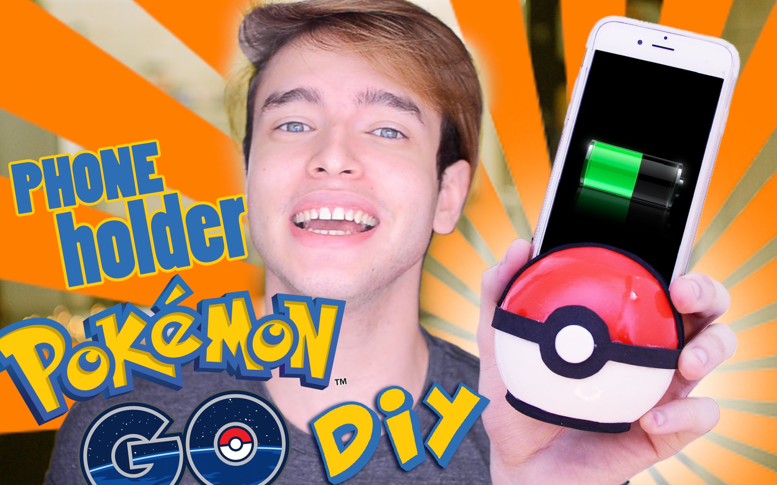 DIY Pokemon Go Phone Charger.Holder + SORTEIO !!!