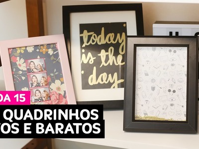 VEDA15: DIY - quadrinhos fofos e baratos para decoração • Karol Pinheiro