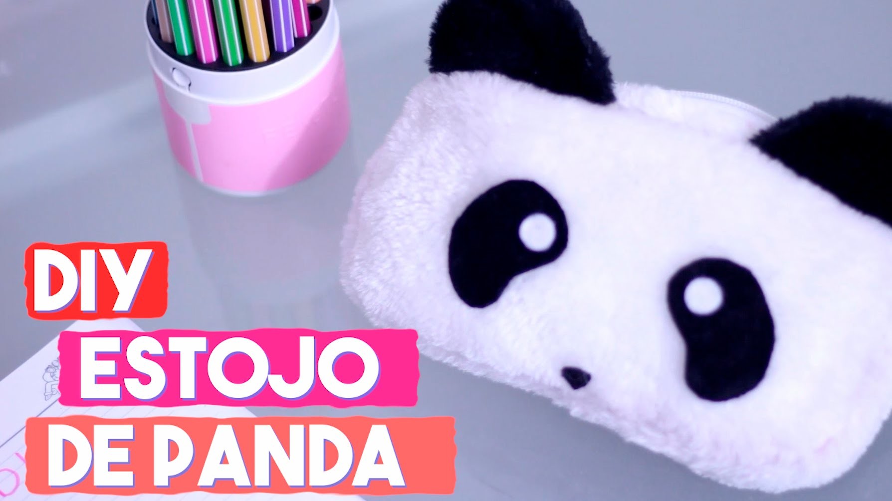 DIY Estojo de Panda Fofinho | Projeto DIY