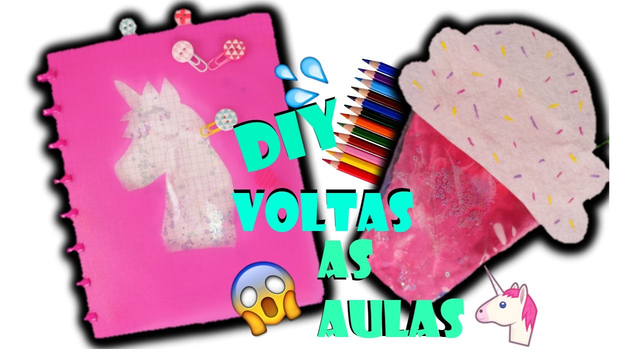 DIY: VOLTA AS AULAS - MATERIAL ESCOLAR FOFOS