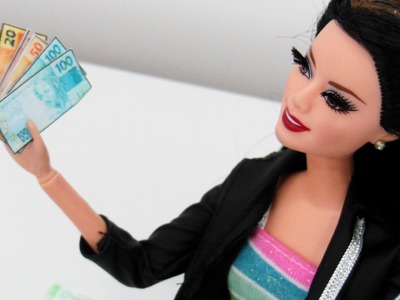 Documentos, Cartões e Dinheiro para Barbie DIY (miniaturas)