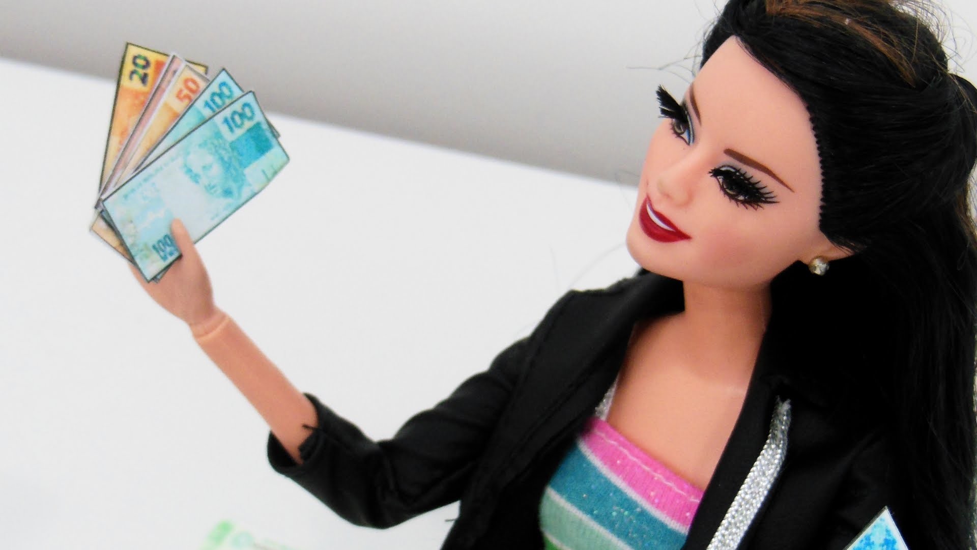 Documentos, Cartões e Dinheiro para Barbie DIY (miniaturas)