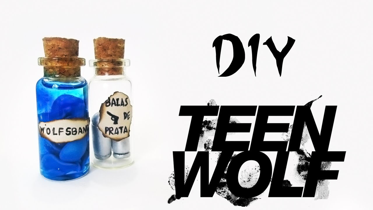 DIY: Bottle Charms TEEN WOLF - Balas de Prata e Wolfsbane. Acônito