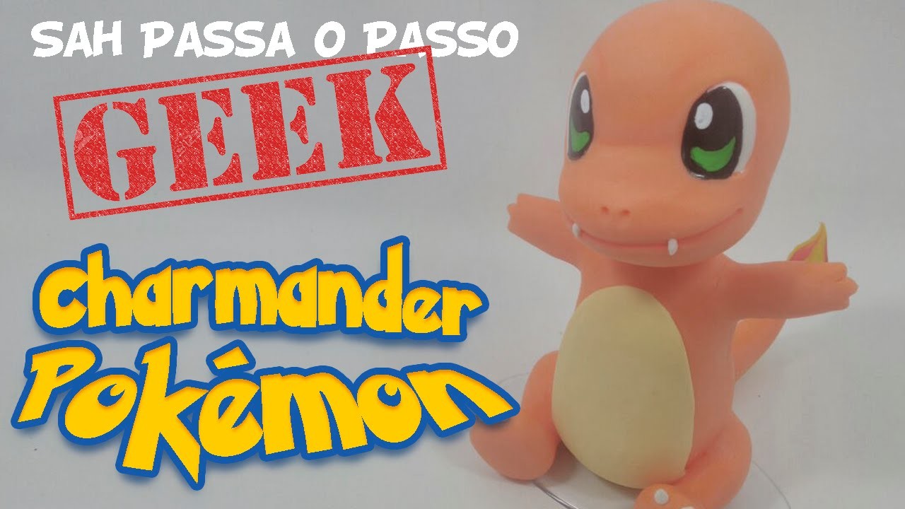DIY - Charmander (Pokémon) em Biscuit - Sah Passa o Passo GEEK