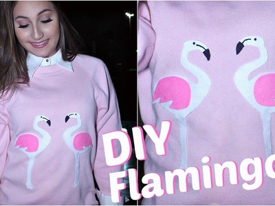 DIY: Customização - Moletom de Flamingo "Inverno"