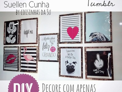 DIY Decoração estilo Tumblr e PInterest gastando pouco