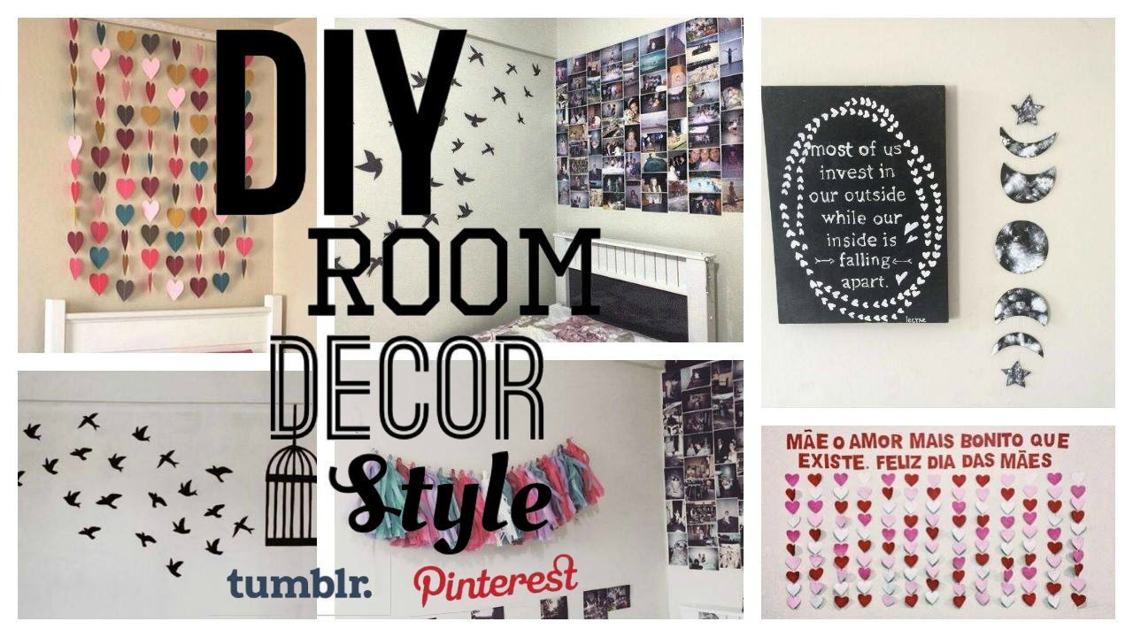 DIY - Decoração  TUMBLR.PINTEREST