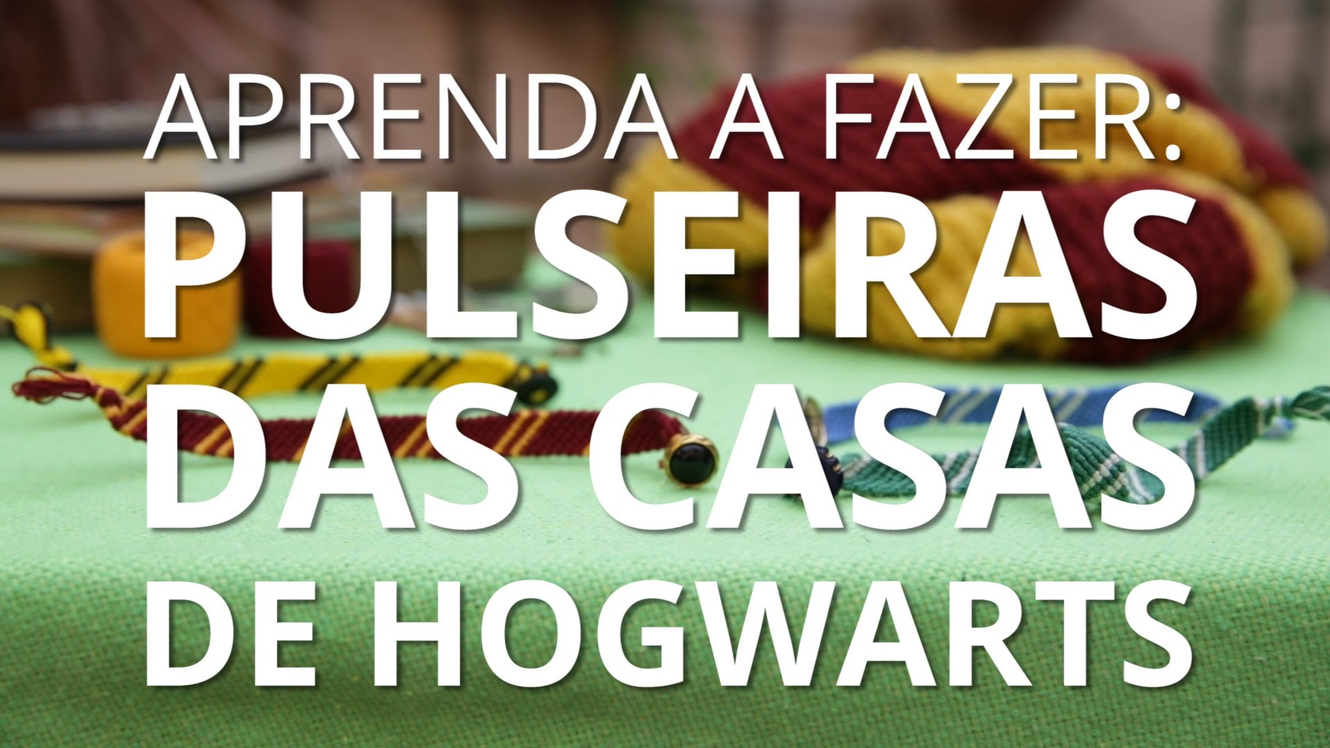 DIY: Pulseiras das Casas de Hogwarts