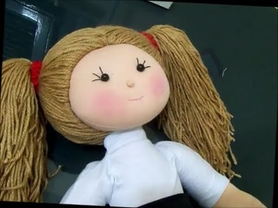 Como fazer cabelo de boneca (Maria Chiquinha) diy