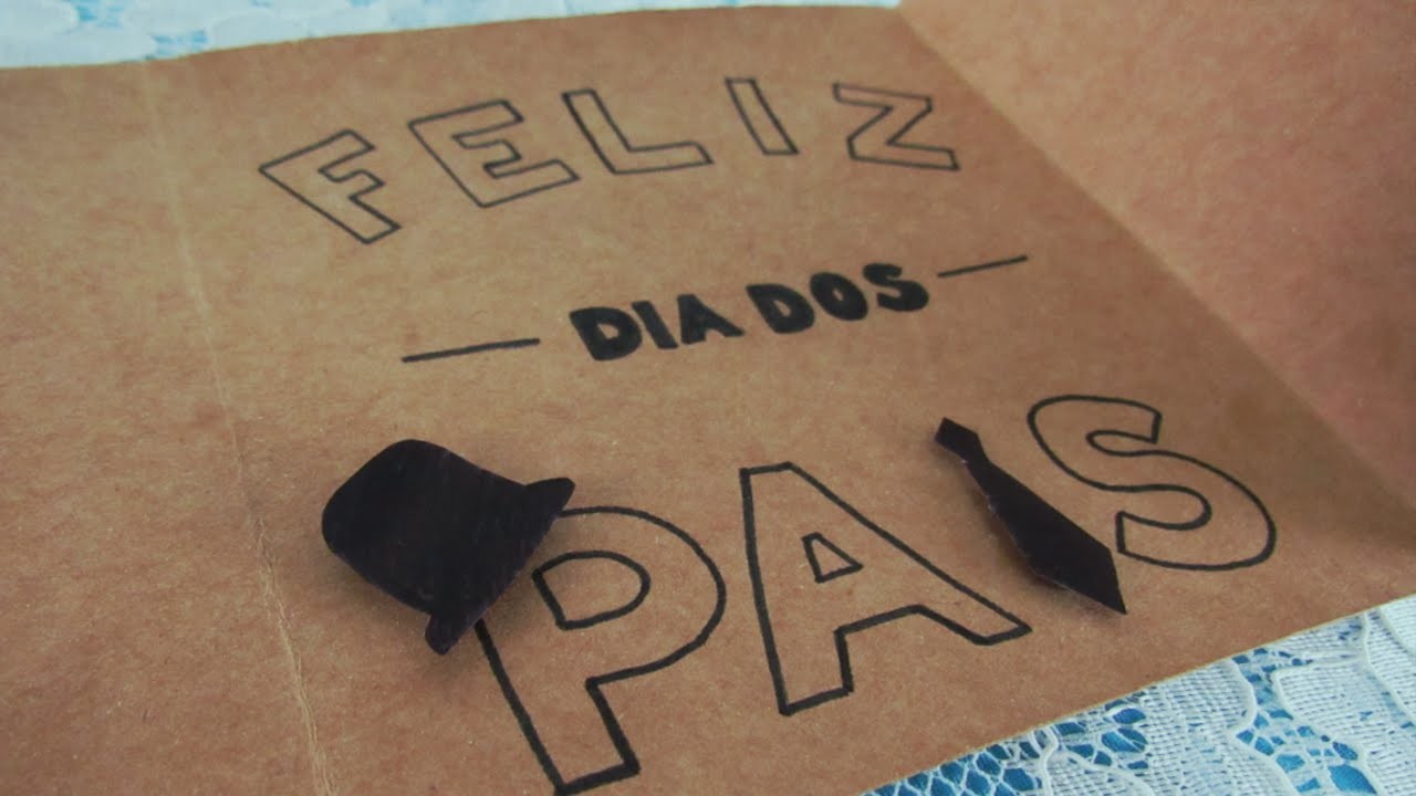 DIY - Cartão do DIA DOS PAIS!