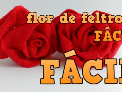 DIY - flor de feltro