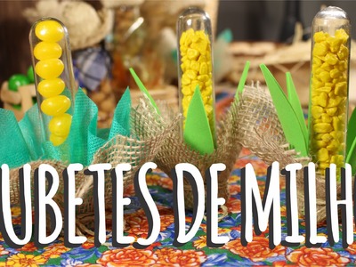 DIY - Tubetes de Milho - Festa Junina