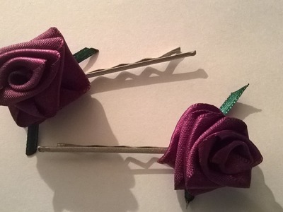 #04 - Rosa de Cetim. DIY - Satin Flower.Fiore di Raso.Fleur de Satin.Satin-Blume.サテン花