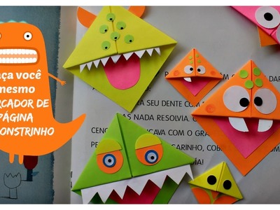 Como fazer lindo Monstrinho colorido marcador de Página - Brincar Kids Toys