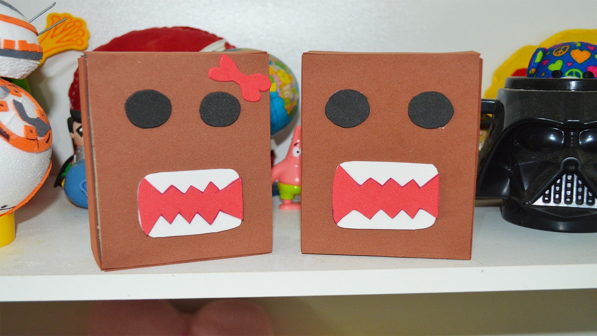 Como fazer um DOMO KUN com Caixinha - DIY