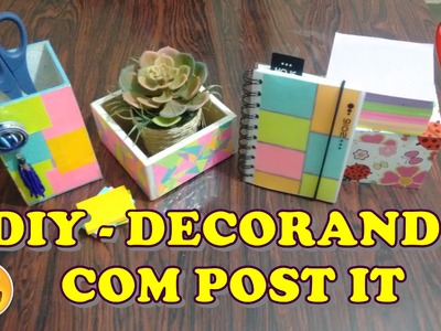 DIY - DECORANDO COM POST IT