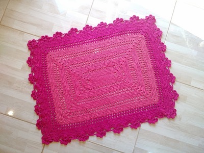 Tapete Retangular | Crochet Retangular