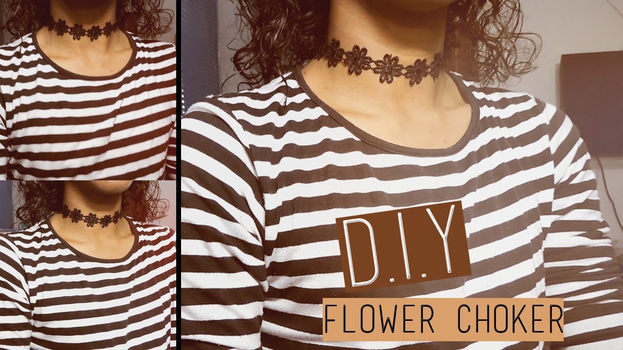 D.I.Y - Flower Choker