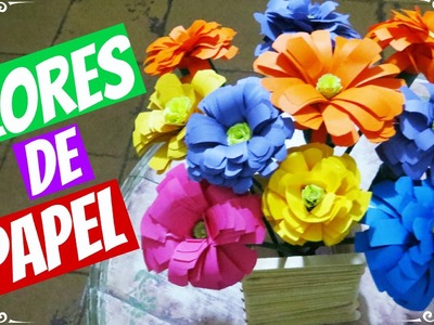 DIY - Como Fazer Flores de Papel