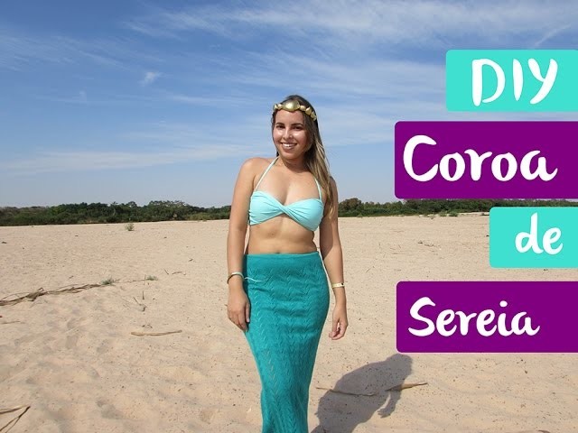 DIY Coroa de Sereia - Mermaid headband