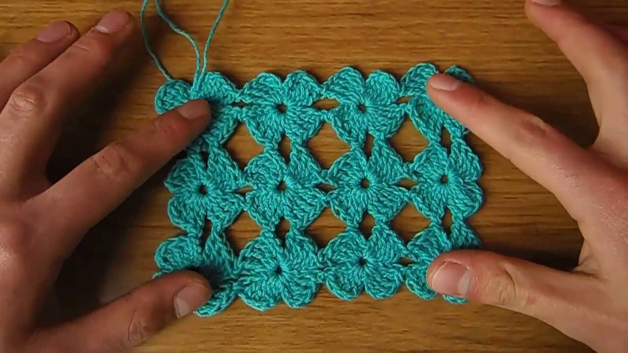 Punto daisy o punto flor (crochet.ganchillo)