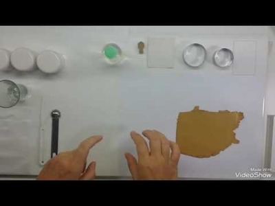 Tinisa Teixeira - polymer clay PVClay - Brinco metalizado