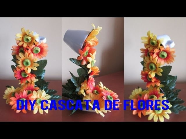 DIY CASCATA DE FLORES