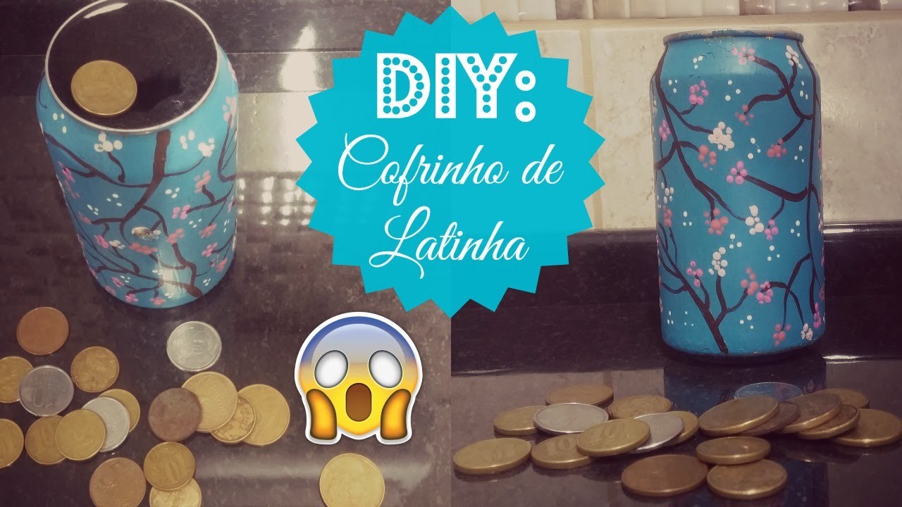 DIY: Cofrinho de Latinha