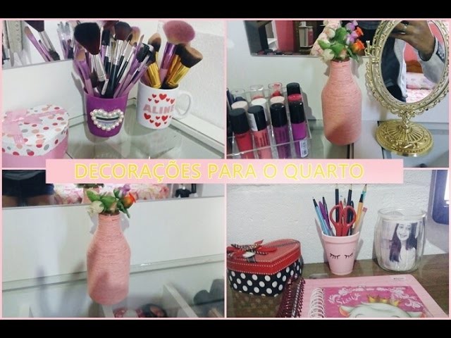 DIY ITENS DE DECORAÇÃO PARA O QUARTO
