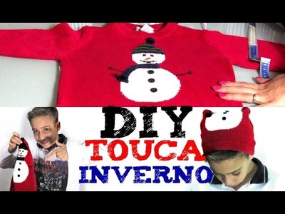 DIY: TOUCA DE INVERNO  - Por Júnia Gabriela