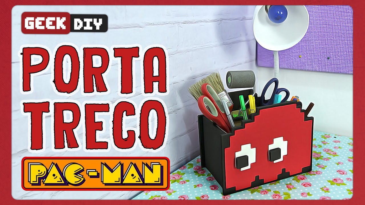 Porta Treco Pac-man | DiY Geek
