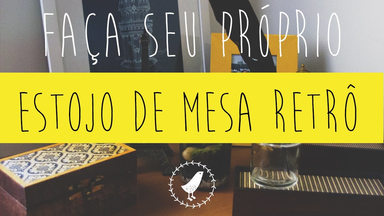 DIY - Aprenda a fazer seu estojo retrô