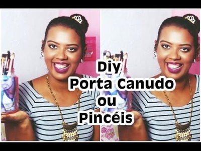 Diy do Meu Chá de Casa Nova - Porta Canudo