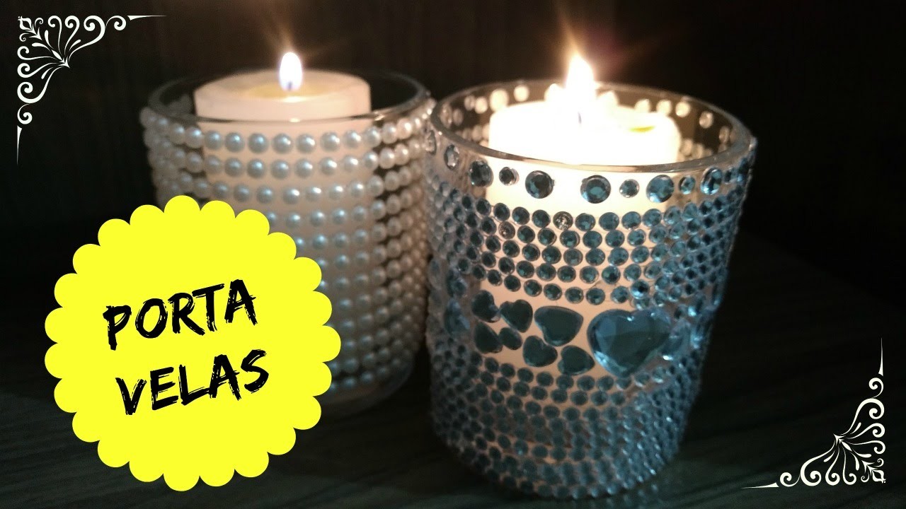 DIY : Porta velas BARATINHO !