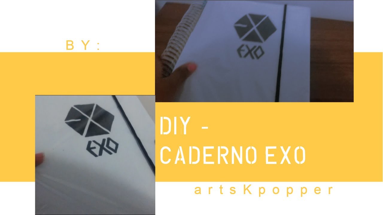 ✪ Volta às aulas ✪ DIY KPOP ✦ Caderno EXO
