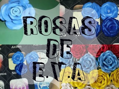 Como fazer Rosas de E.V.A (DIY)