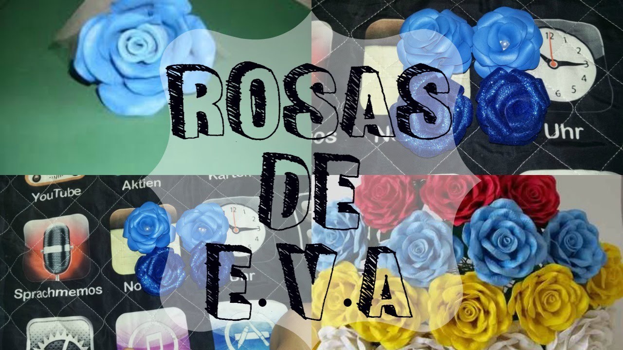 Como fazer Rosas de E.V.A (DIY)