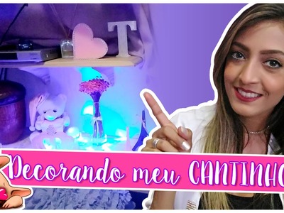 DIY: Decoração do cantinho do meu quarto ♥