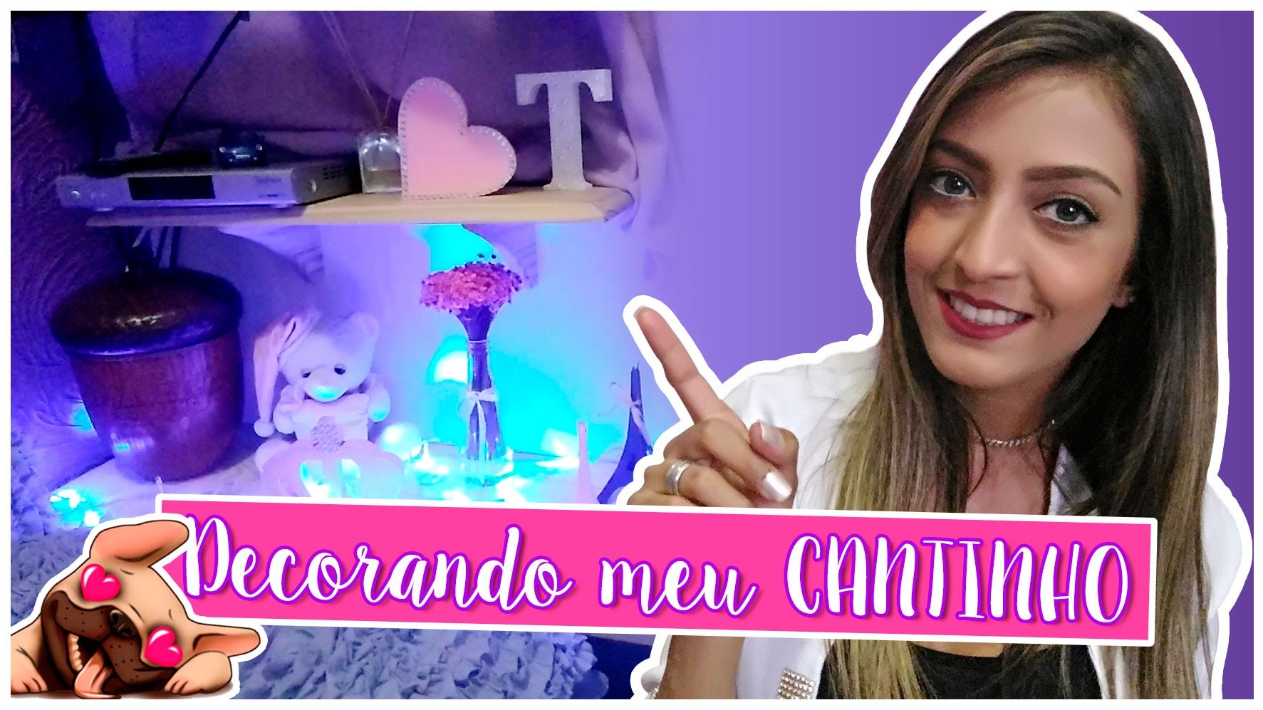 DIY: Decoração do cantinho do meu quarto ♥