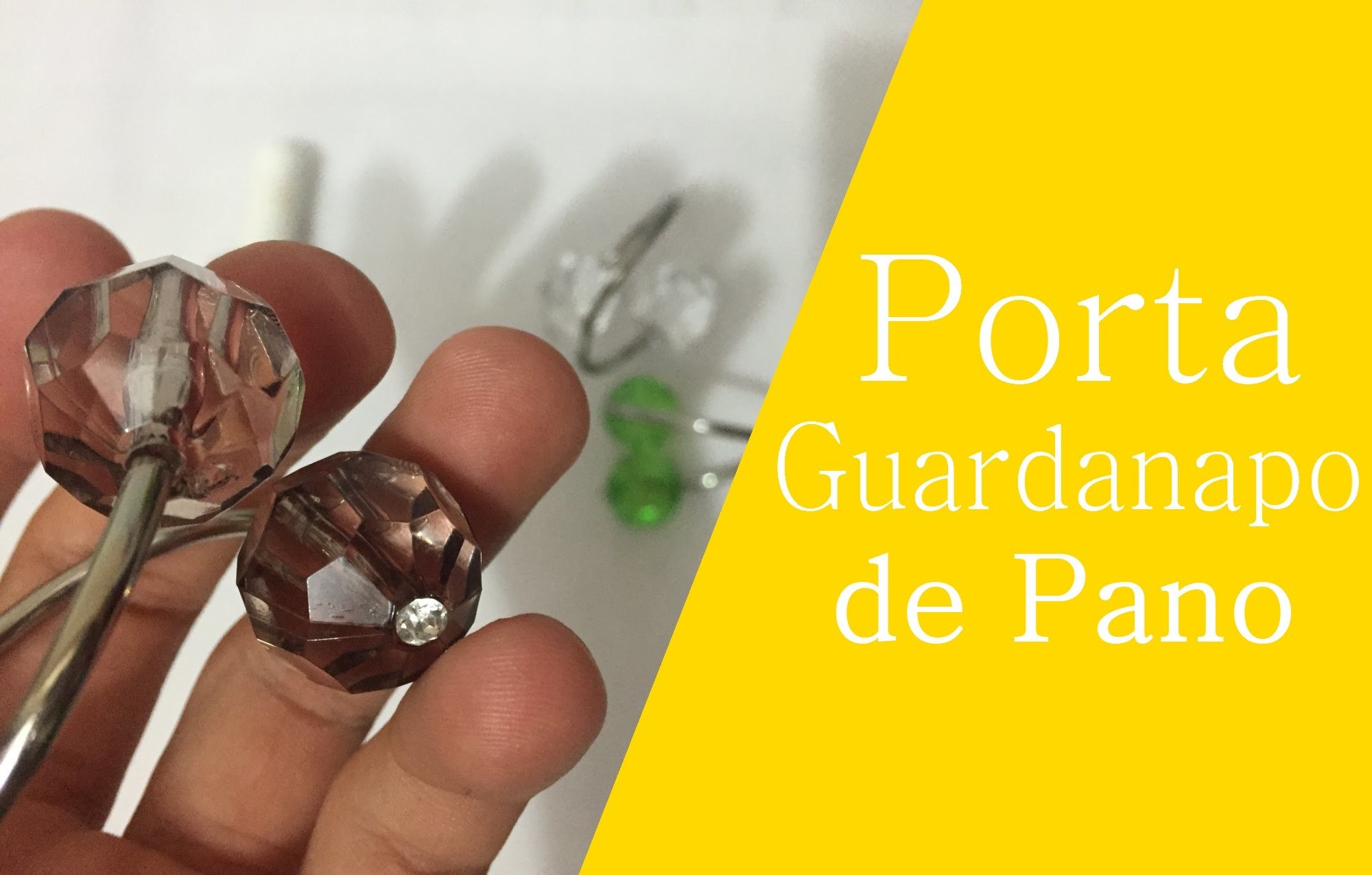 DIY: Como Fazer Porta Guardanapo c. Pedras | GATutoriais