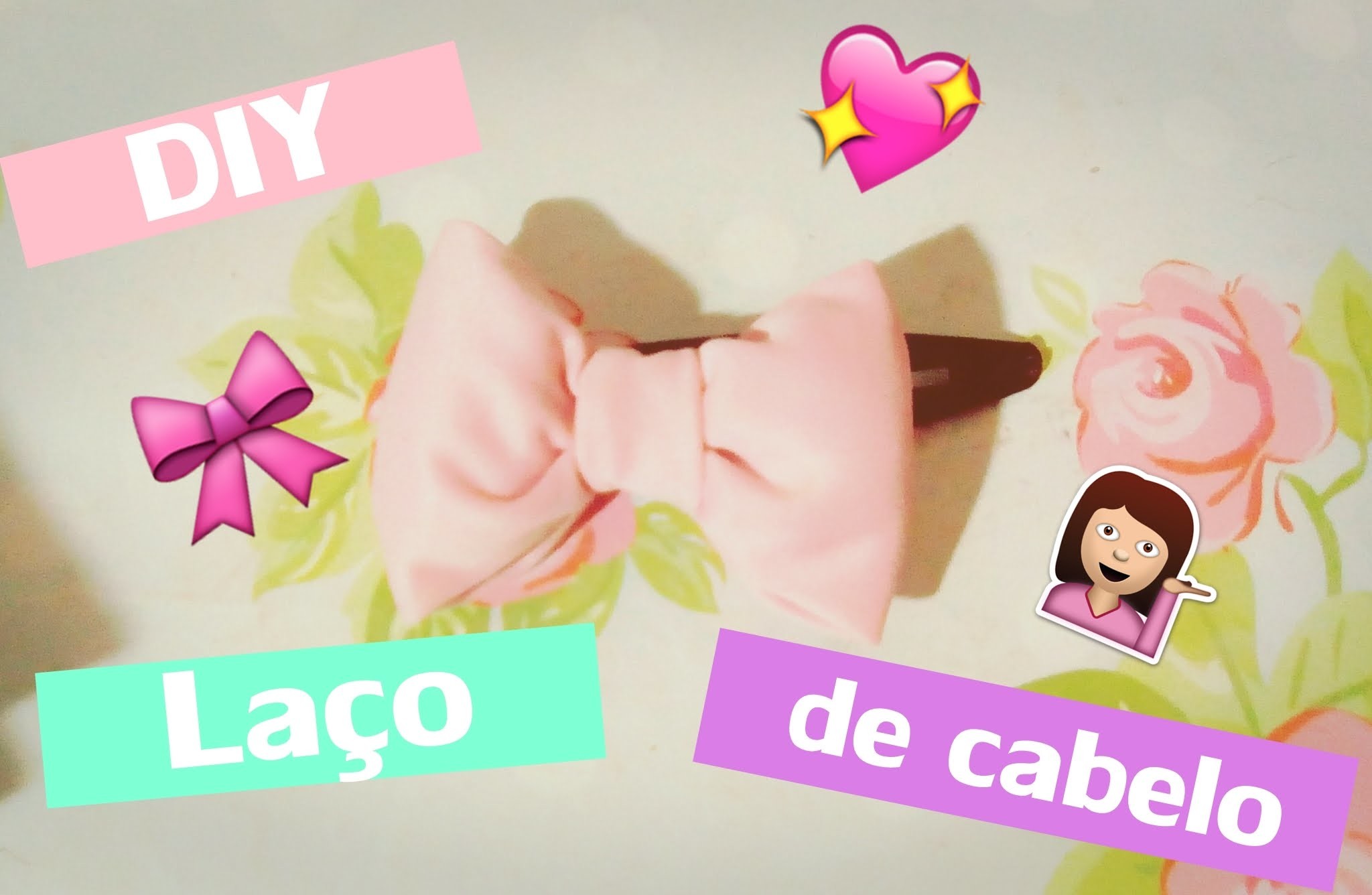 DIY - Laço de Cabelo Super Fácil