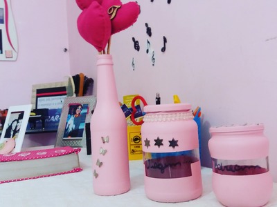 DIY: REAPROVEITANDO POTES E GARRAFAS DE VIDRO.