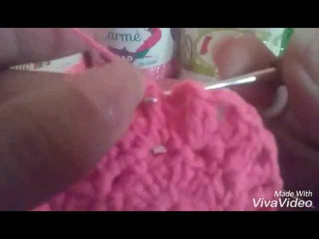 Artes da Lana - Tutorial Toalhinha Neon de Crochê Lana (Neon Pink Crochet Doily)(2)