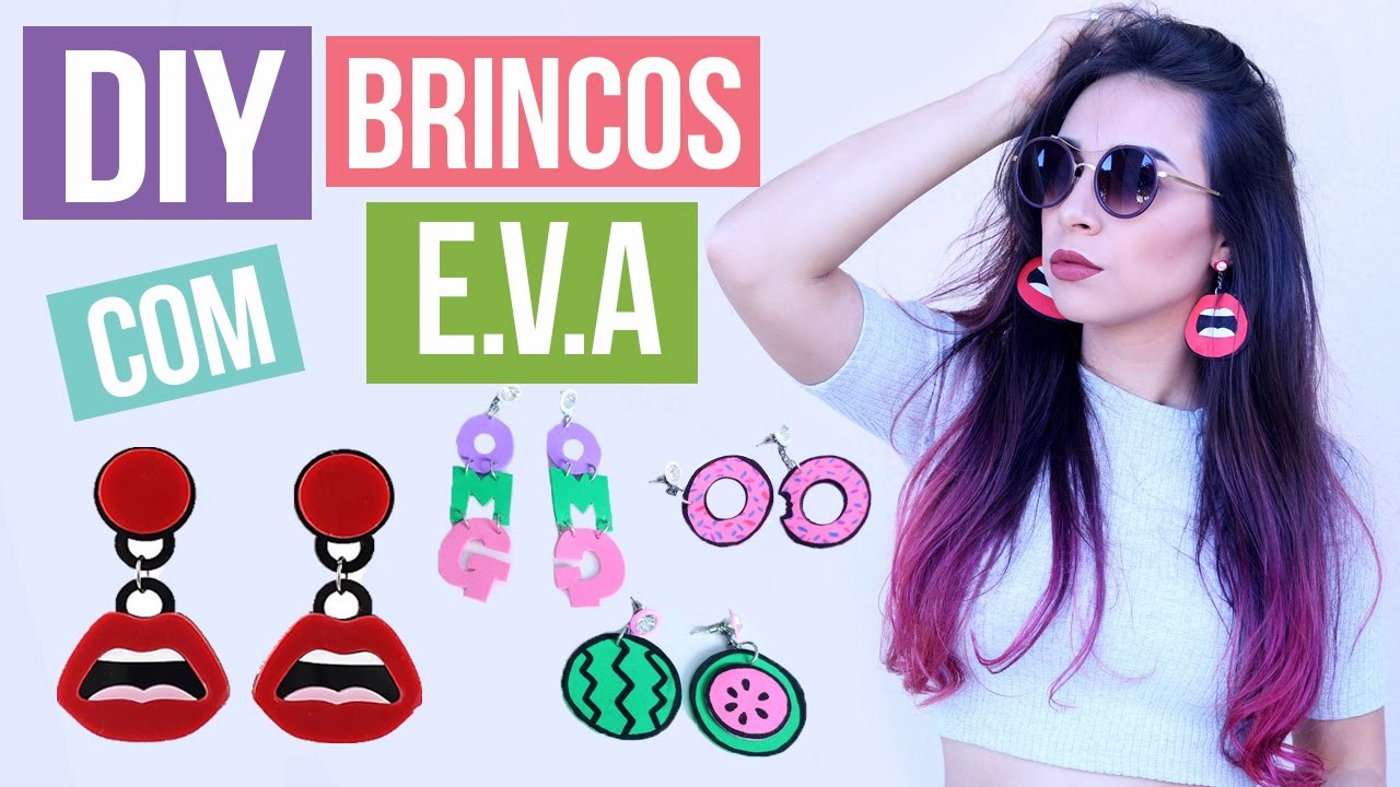 DIY: Brincos Gringos | Funny earring