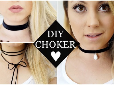 DIY: Chokers 3 modelos | Fácil e Barato