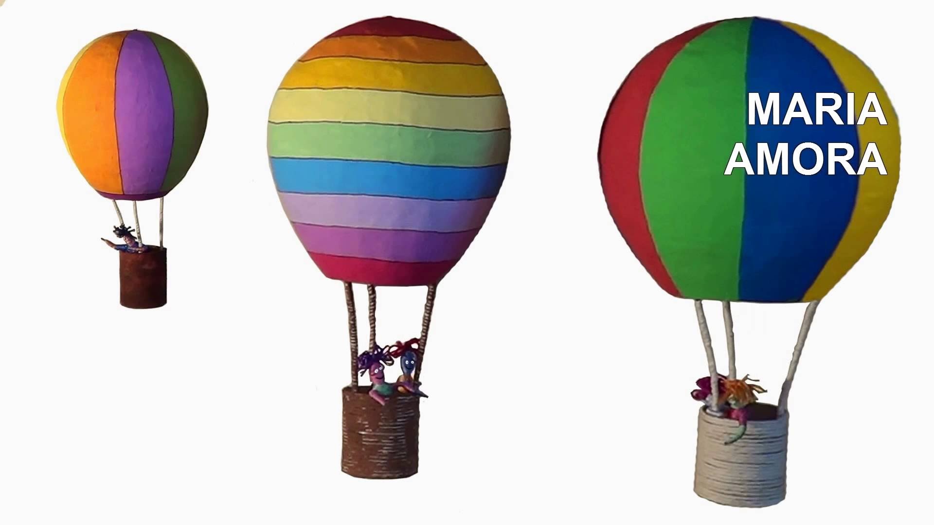 DIY Decoração Artesanato: Balão. Decoration Craft: Balloon. Artesanía Decoración: Balloon