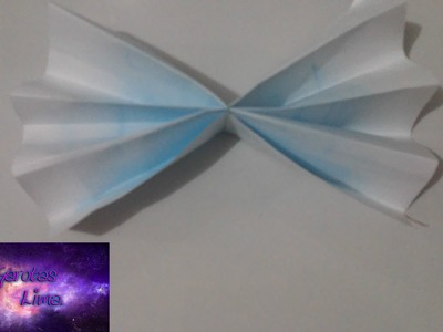 DIY: Decoração com laço de papel.