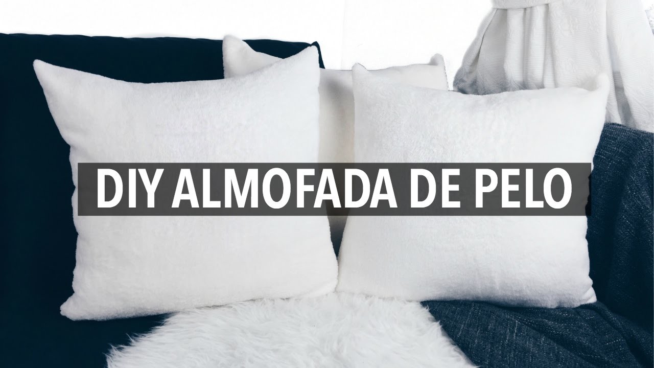 DIY - ALMOFADA DE PELO | COMO FAZER ALMOFADA DE PELO | Kezia Happuck