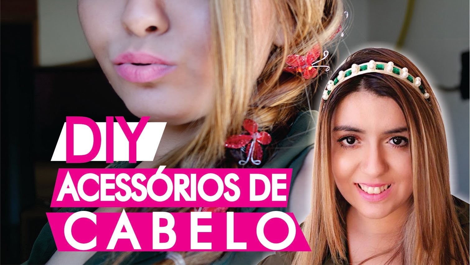 DIY - Como fazer Acessórios de cabelo lindos